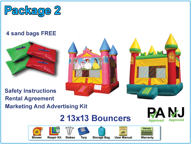 Inflatable Bouncers for sale Package Deals Jingo Jump, Inc USA
