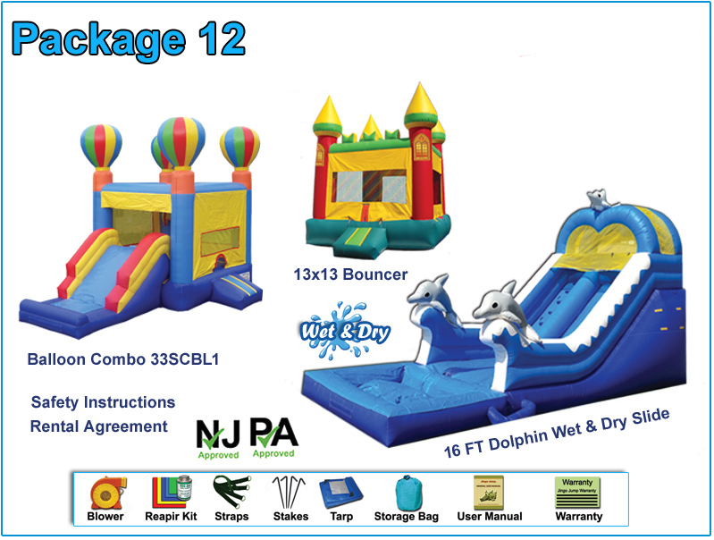 Inflatable Bouncers for sale Package Deals Jingo Jump, Inc USA